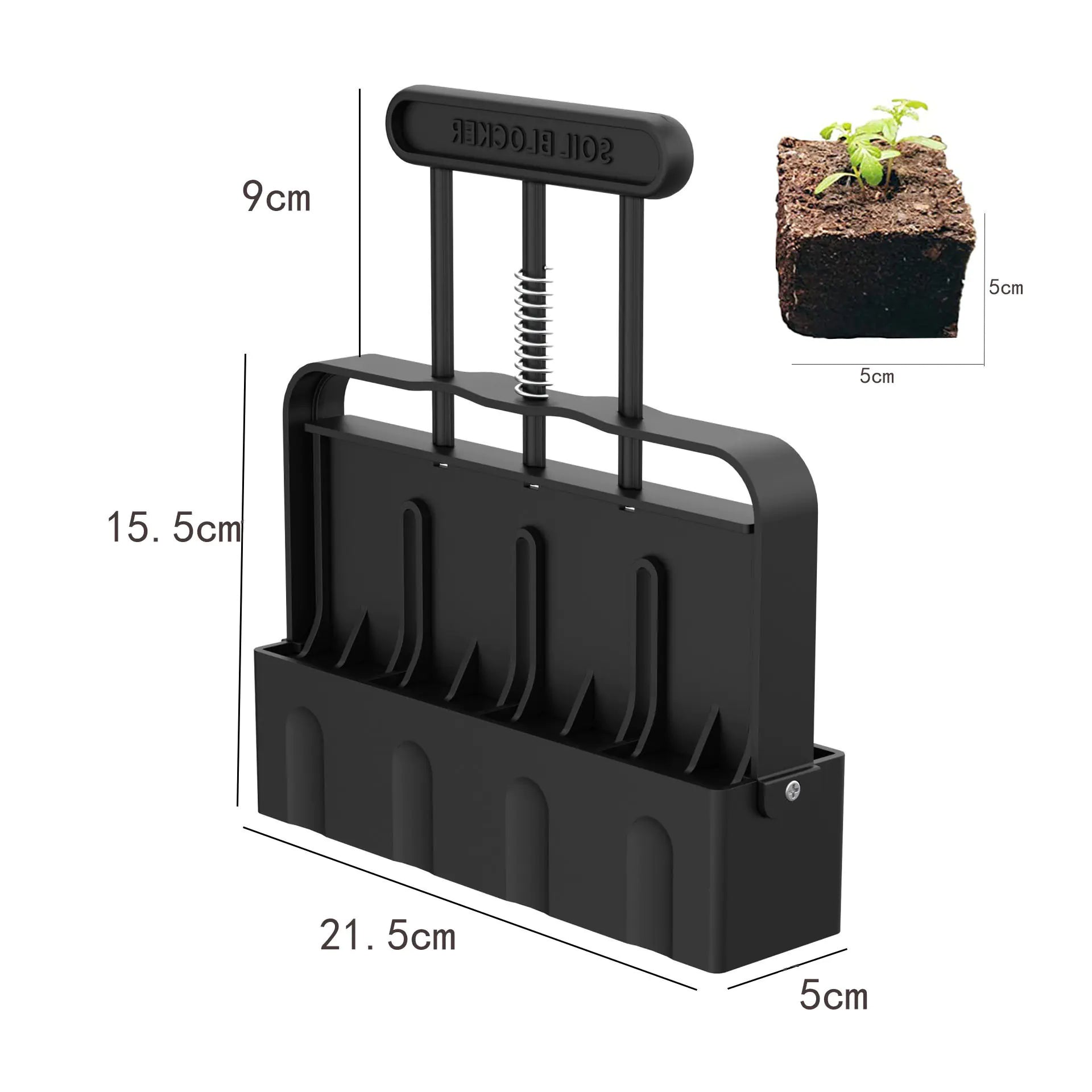 Manual Soil Block Maker for Garden Seedling Tool