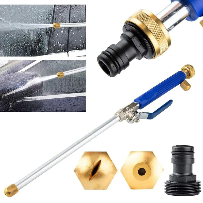 Stainless Steel Long-Handled High-Pressure Water Gun Set